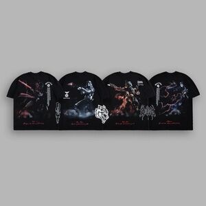 STAR WARS "SIDE BY SIDE" TEE BOX SET IN BLACK